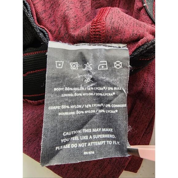 NOBULL Shorts Mens Medium Red Heather Athletic Training Lined Drawstring Pockets - Picture 9 of 13